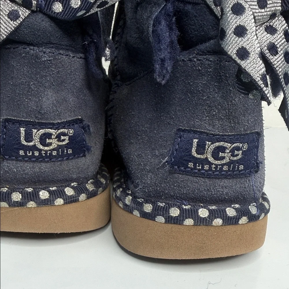 Women's Navy Suede Boots